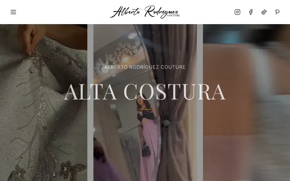 Vista del proyecto Alberto Rodríguez Couture